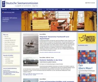 Seemannsmission.org(Deutsche Seemannsmission) Screenshot