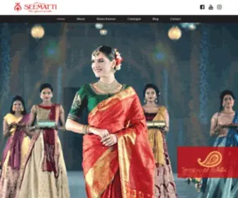 Seematti.com(Seematti's Saree Collection) Screenshot
