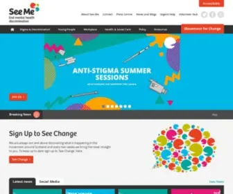 Seemescotland.org(See Me is Scotland’s programme to end mental health stigma and discrimination. Our vision) Screenshot