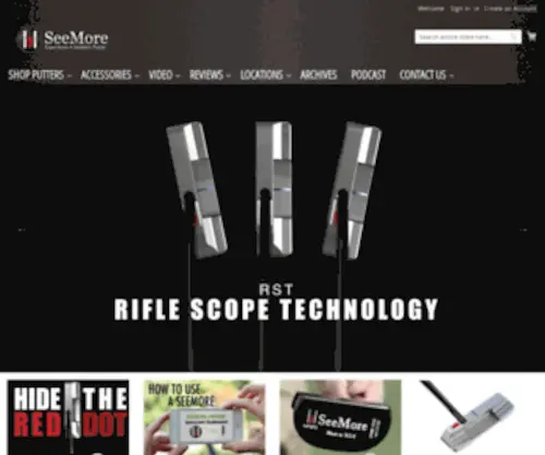 Seemore.com(SeeMore Putter Company) Screenshot