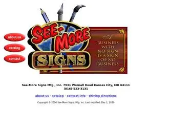 Seemoresigns.com(See-More Signs) Screenshot