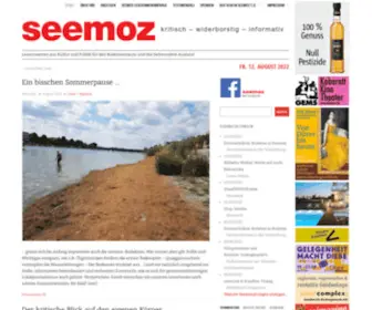 Seemoz.de(Online Magazin am Bodensee) Screenshot