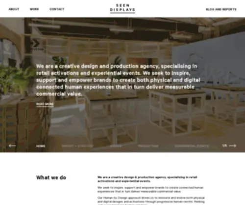 Seendisplays.com(Seen Displays) Screenshot