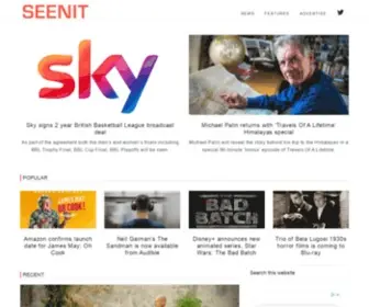 Seenit.co.uk(TV, Film, Broadband, Pay-TV, Games, Computing and Tech) Screenshot