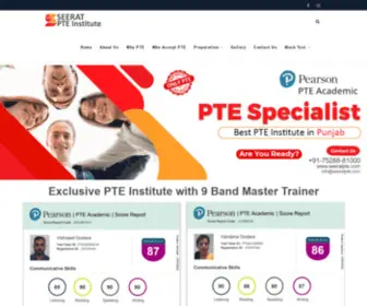Seeratpte.com(All about PTE Exam) Screenshot