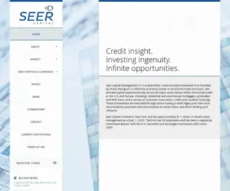 Seercap.com(Seer Capital) Screenshot