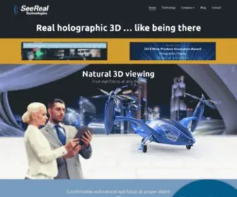 Seereal.com(Discover the Real World with real) Screenshot