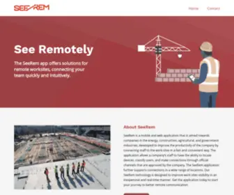 Seerem.com(Helping Your Company See Remotely with our Application) Screenshot