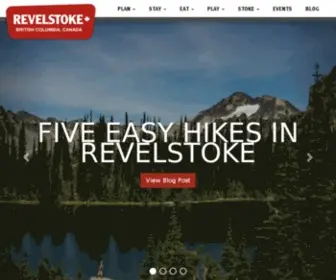 Seerevelstoke.com(The official site of Tourism Revelstoke) Screenshot