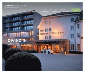 Seerose.ch(Seerose Resort & Spa Hallwilersee) Screenshot