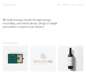 Seesawdesign.ca(Seesaw Design) Screenshot