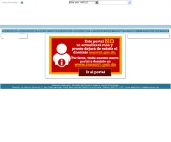 Seescyt.gov.do(Inicio MESCyT) Screenshot
