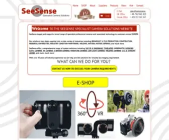 Seesense.eu(Specialist Camera Solutions) Screenshot