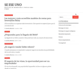 Seeseuno.es(Noticias de marketing y ventas para pymes) Screenshot