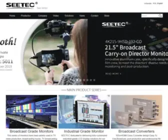 Seetec.cn(Zhangzhou SEETEC Optoelectronics TechnologyCo) Screenshot