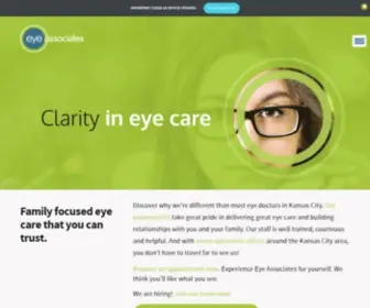 Seetheclarity.com(Eye Associates) Screenshot