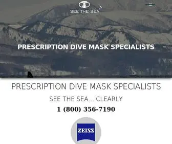 Seethesearx.com(Prescription Dive Mask Specialists) Screenshot