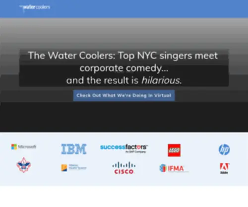 Seethewatercoolers.com(The Water Coolers) Screenshot