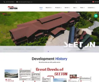 Seetonroof.com(China Asphalt Shingle) Screenshot