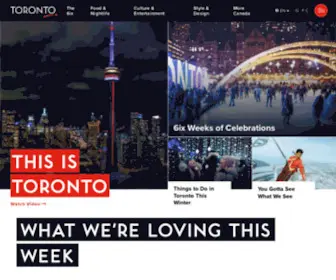Seetorontonow.com(Visit Toronto) Screenshot
