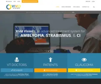 Seevividly.com(Vivid Vision vision training for lazy eye) Screenshot