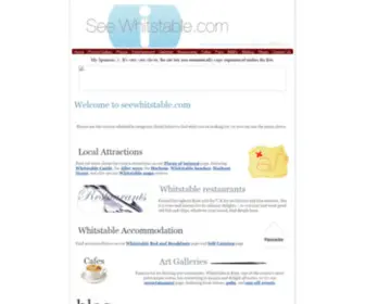 Seewhitstable.com(See Whitstable) Screenshot