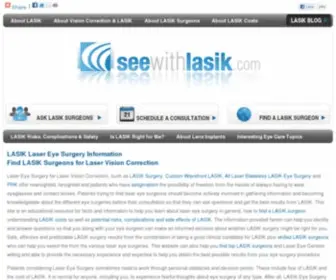 Seewithlasik.com(Lasik) Screenshot