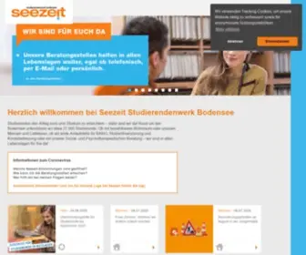 Seezeit.com(Seezeit Studierendenwerk Bodensee) Screenshot