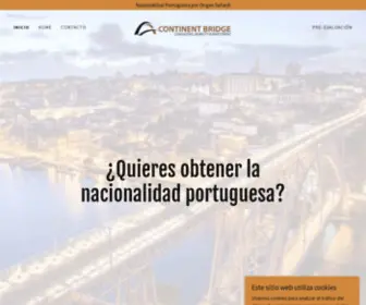 Sefardiesportugal.com(Continent Bridge) Screenshot