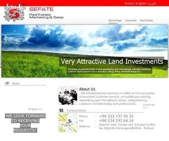 Sefate.com(SEFATE Real Estate) Screenshot