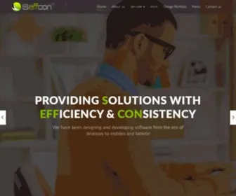 Seffcon.com(Custom software development) Screenshot