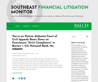 Sefinanciallitigation.com(Southeast Financial Litigation Monitor) Screenshot