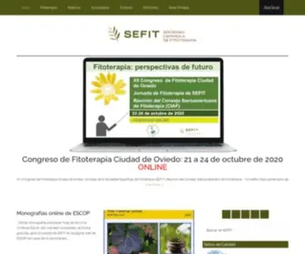 Sefit.es(Sociedad Española de Fitoterapia) Screenshot