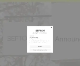 Seftonfashion.com(SEFTON) Screenshot