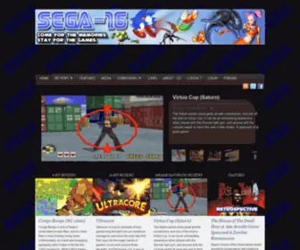 Sega-16.com(The world's premier resource for SEGA's arcade and console hardware legacy) Screenshot