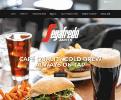 Segafredofs.com(Segafredo Zanetti Food Service) Screenshot