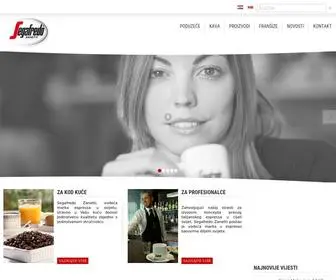Segafredo.hr(Segafredo Zanetti Croatia) Screenshot