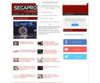 Segapro.net(Home) Screenshot