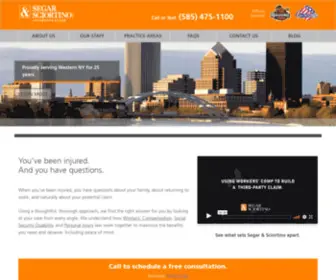 Segarlaw.com(Personal Injury & Workers' Compensation Attorneys) Screenshot