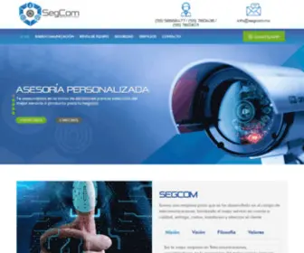 Segcom.mx(En SEGCOM contamos con una amplia variedad de servicios) Screenshot