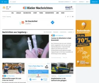 Segeberger-Zeitung.de(Aktuelle Nachrichten und Kommentare) Screenshot