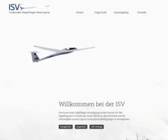 Segelfliegen-Innsbruck.at(Innsbrucker Segelflieger Vereinigung) Screenshot