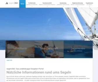 Segeln360.de(Segeln 360) Screenshot