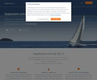 Segelschein.de(Segelschein per Online) Screenshot