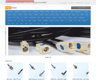 Segemart.com(RF COAXIAL CABLE CONNECTOR ATTENUATOR ADAPTER FAKRA CABLE) Screenshot