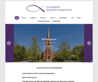 Segenskirche.de(Evangelische Segenskirchengemeinde) Screenshot