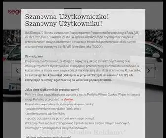 Seger.com.pl(Profesjonalne oklejanie aut) Screenshot