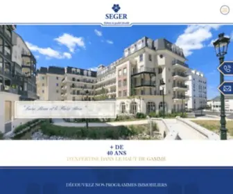 Seger.fr(Promoteur immobilier) Screenshot