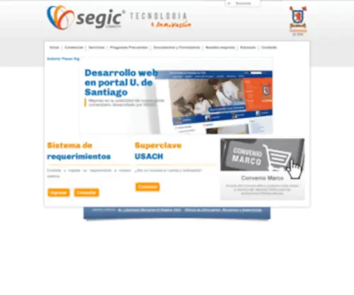 Segic.cl(Segic) Screenshot