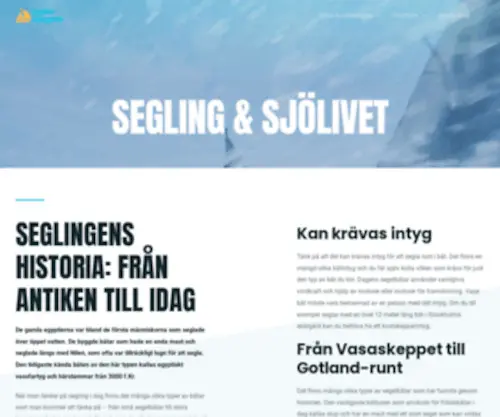 Seglarshoppen.se(Segling) Screenshot